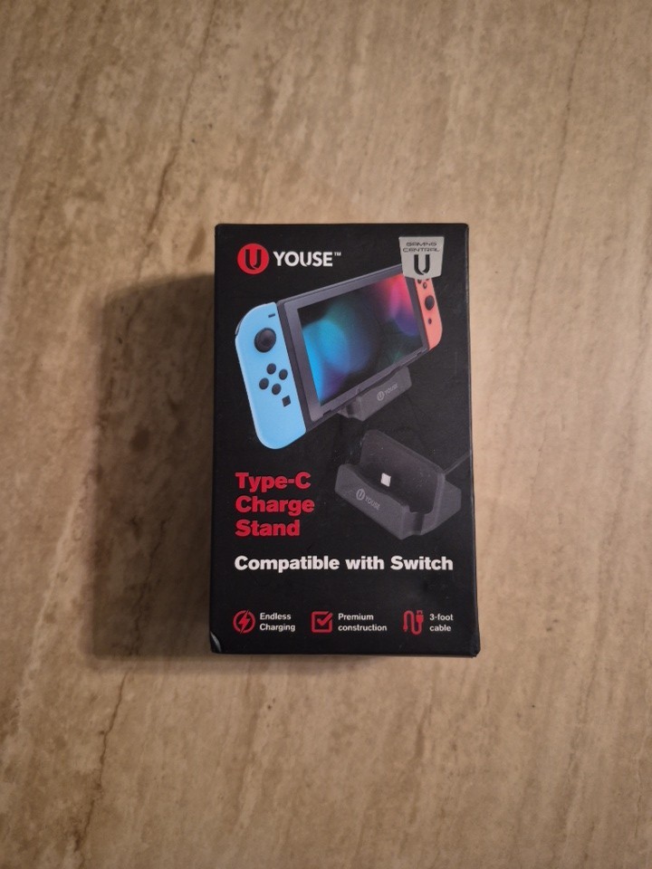 YOUSE Type-C Charging Stand Dock Compatible w/ Nintendo Switch USB-C Brand New