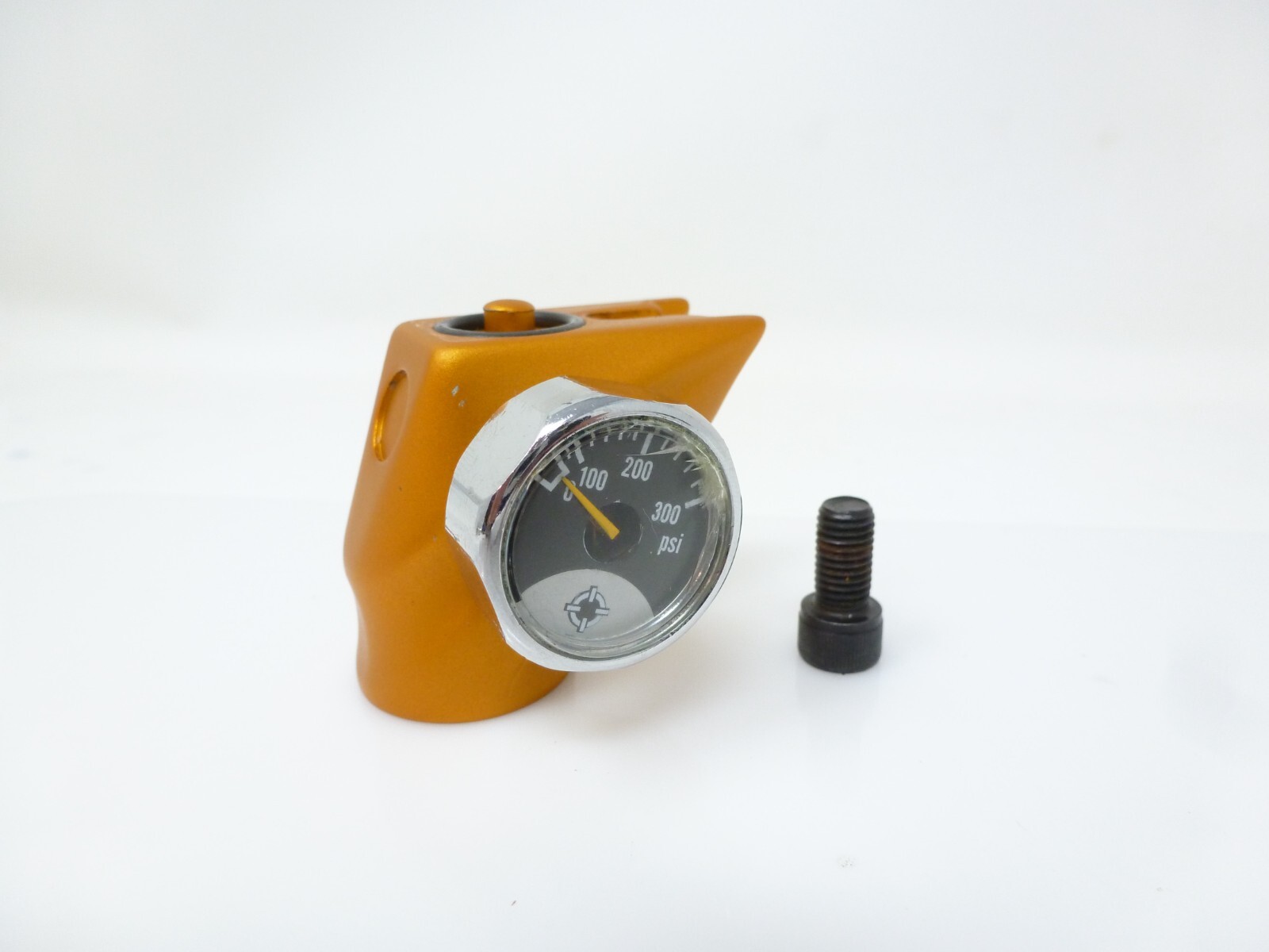 RARE SMART PARTS SHOCKER NXT VERTICAL ASA ADAPTER + GAUGE & SCREW DUST ORANGE