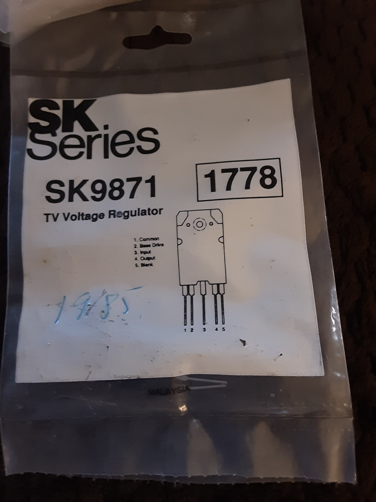 STR 30135/SK 9871/NTE 1778 Voltage Regulator