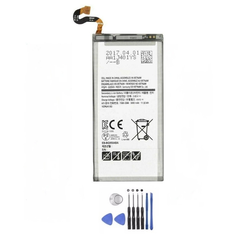 New Battery Replacement For Samsung Galaxy S8 Battery G950 3000mAh Replacement