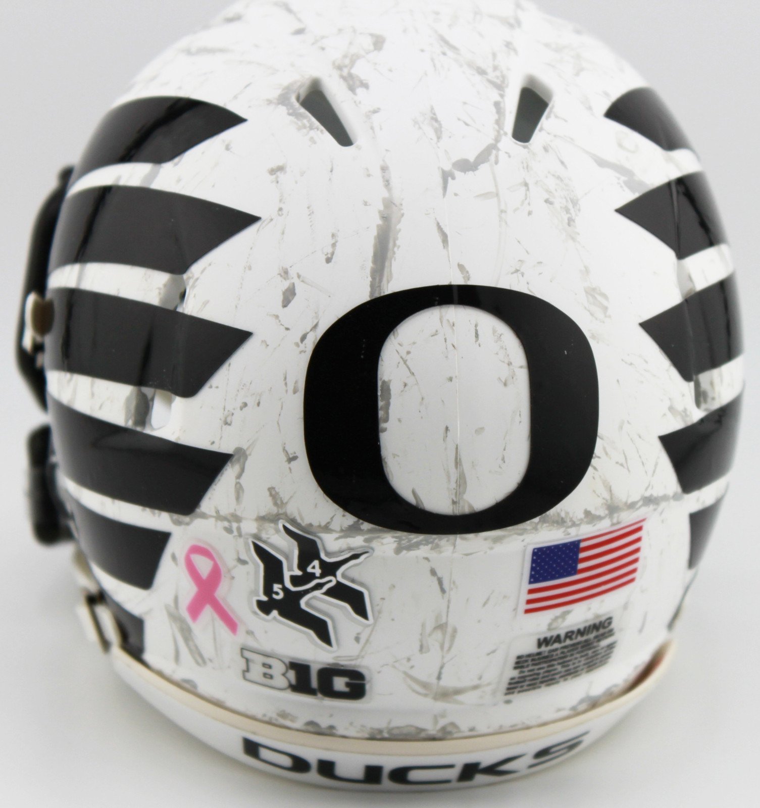 2025 Oregon Ducks Custom Riddell Mini Helmet vs Rutgers