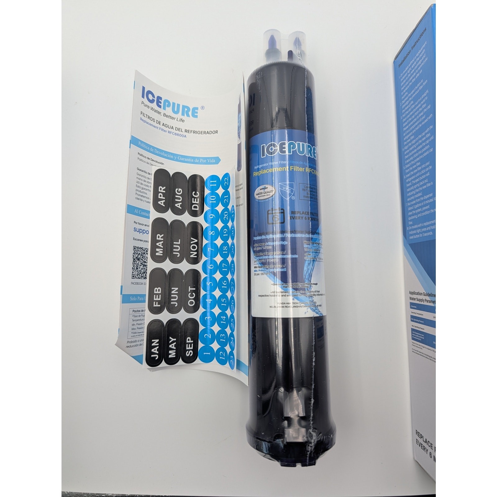 IcePure Refrigerator Water Filter - 3 Pack - RFC6600A