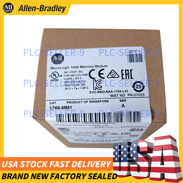 Factory Sealed Allen Bradley 1766-MM1 Memory Module Free Shipping