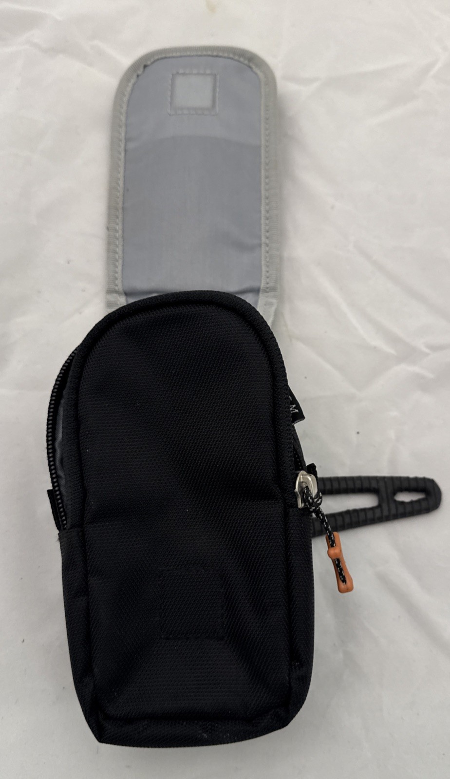 Detours Handlebar Bag Black Nylon Zip Closure Cycling