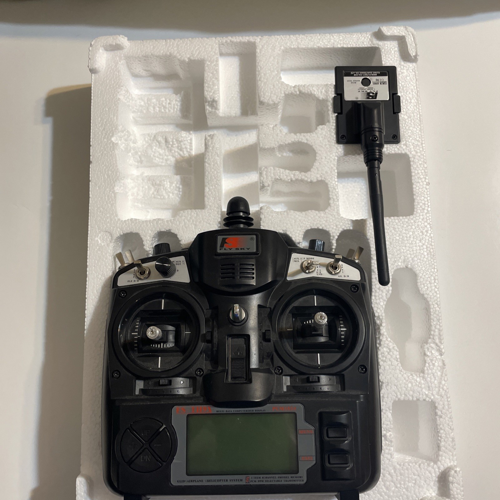 Fly Sky Airplane Drone Controller FS-TH9X PCM1024 Transmitter 2.4GHz *read*