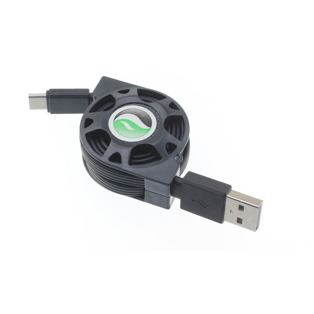 USB Cable Retractable Type-C Charger Power Cord USB-C for Cell Phones