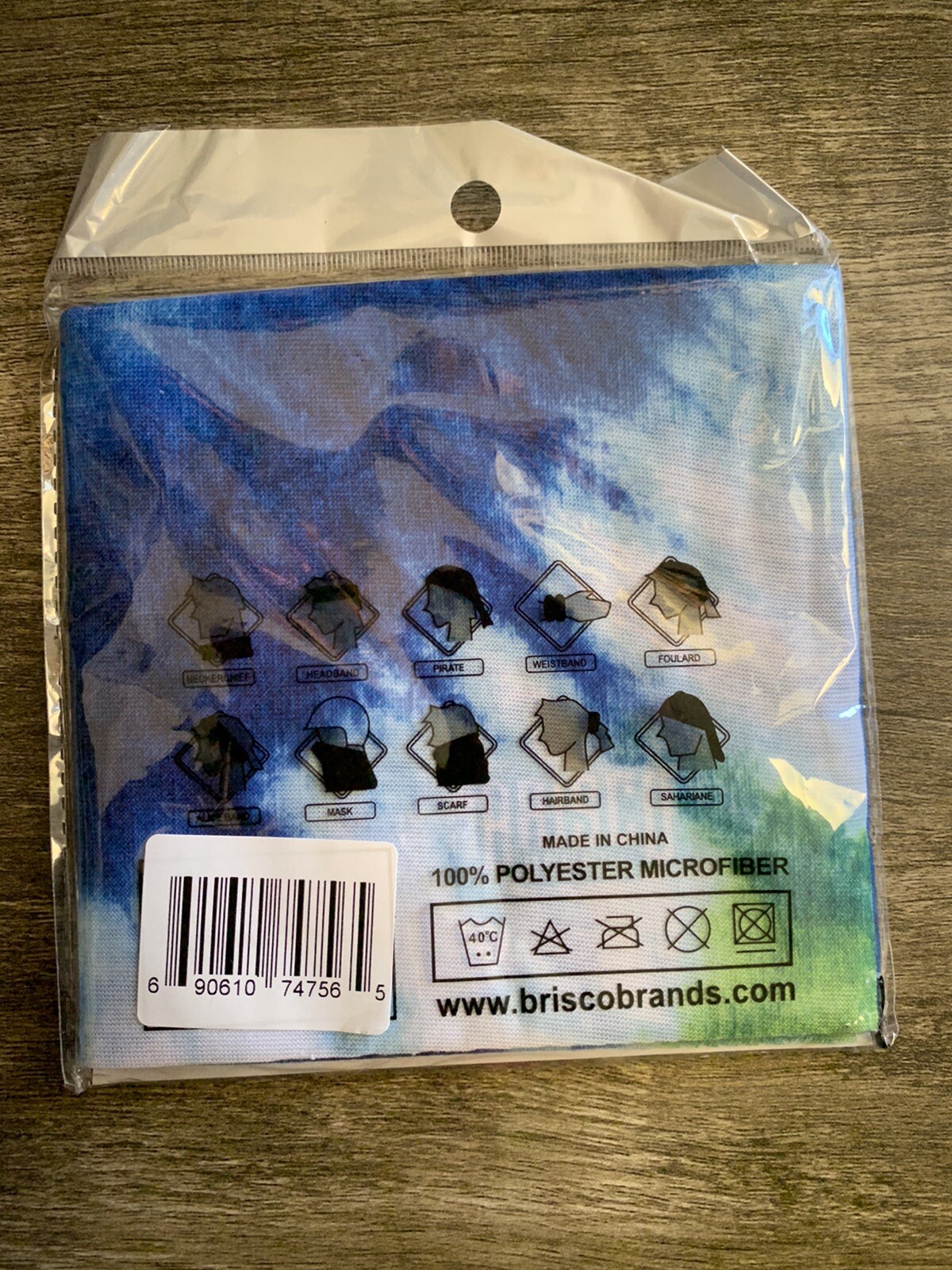Brisco Brands Multi-Function Head & Neck Wear-Tye-Dye
