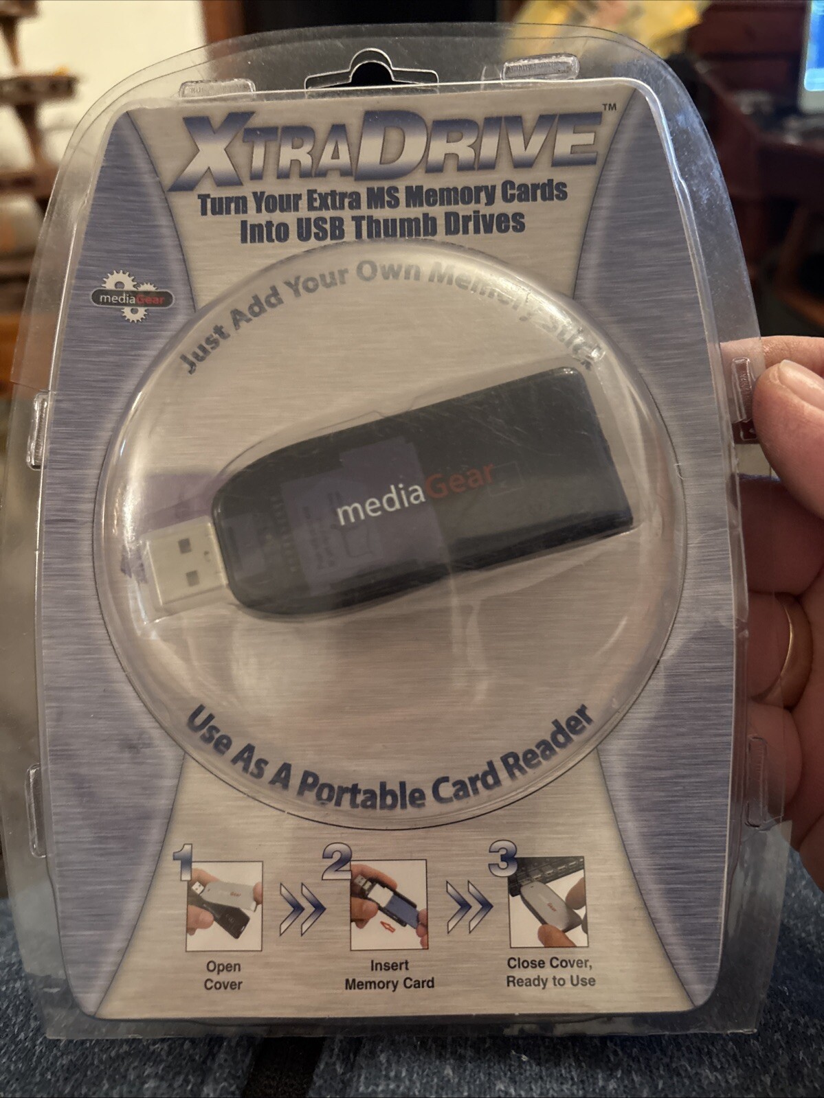 Xtra Drive Media Turn Your MS Memory Cards Into USB Thumb Drive Portable Card