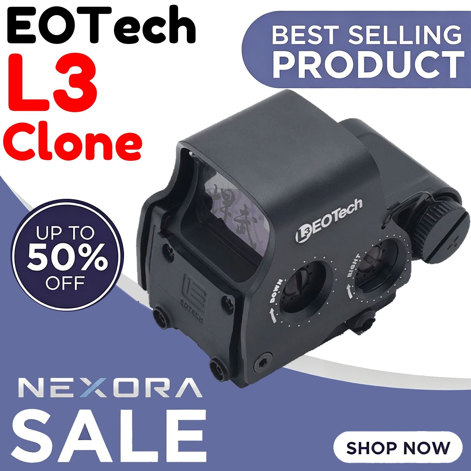 Holy Warrior S1 EXPS-3-0 558 Holographic Sight L3 FLAG w/ Night Vision Function