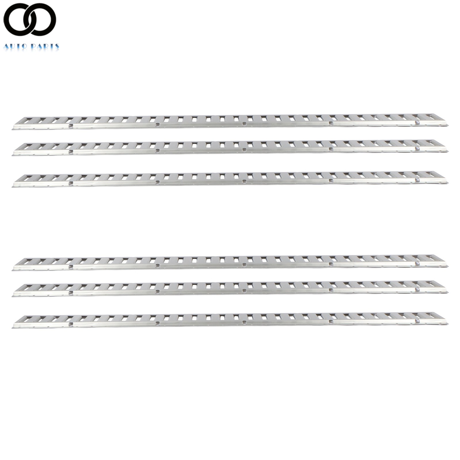 6 Pack 5' Horizontal E Track Tie Down Rail Kit Galvanized Steel Secure Cargo New