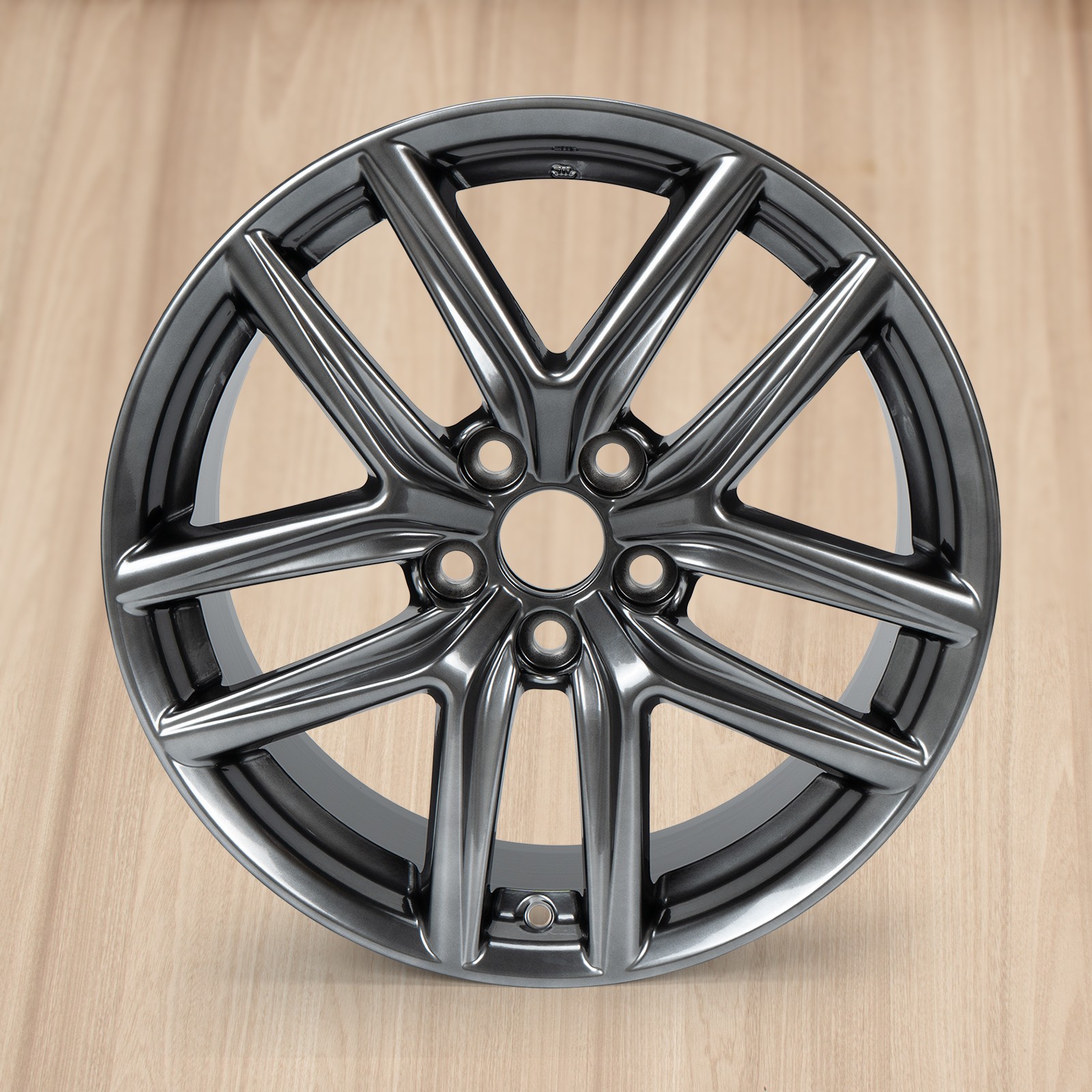 For Lexus IS250 IS350 2014-2020 Machined Black 18x8" Factory OEM Front Wheel Rim