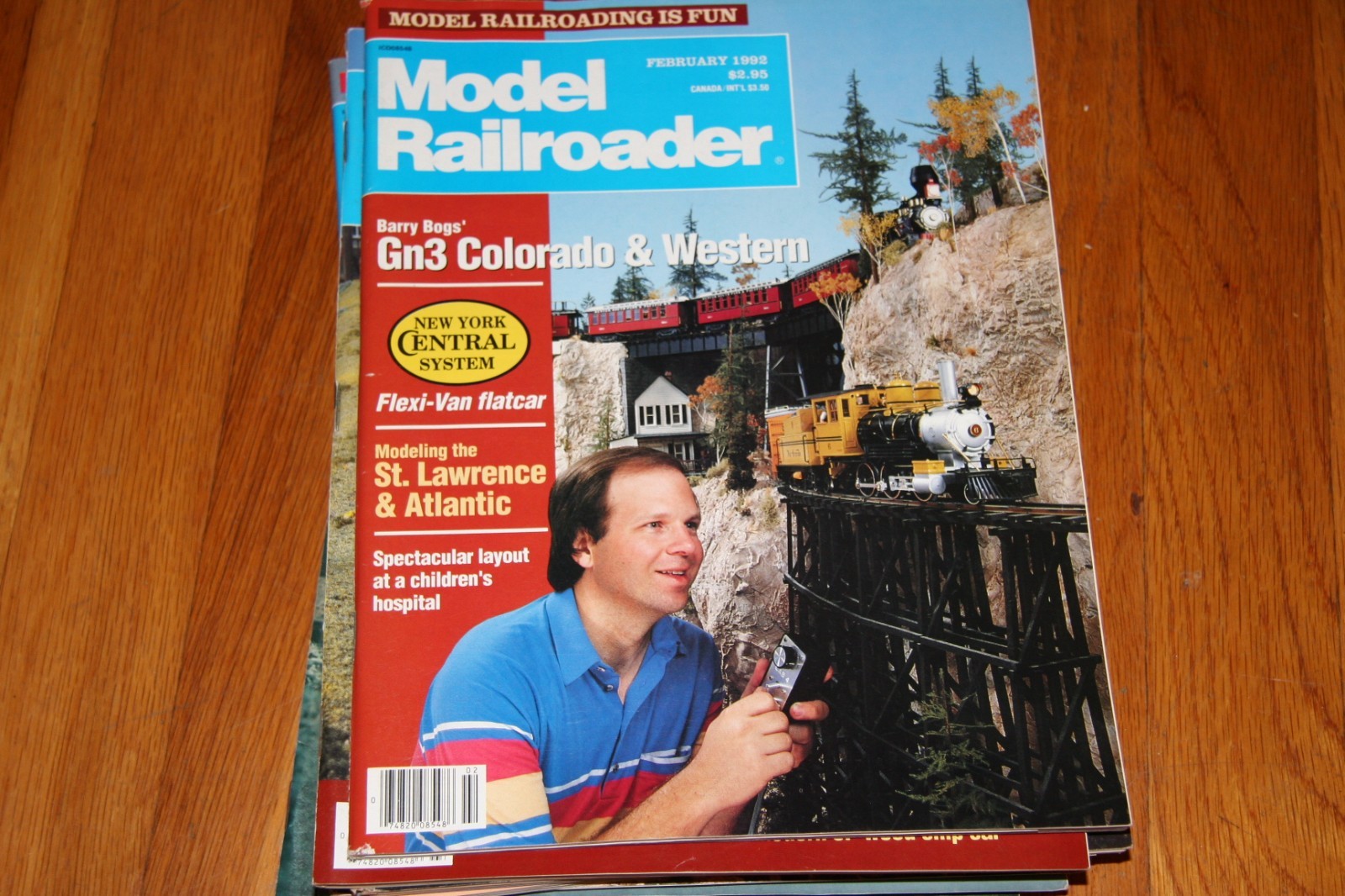 MODEL RAILROADER MAGAZINE 12/1992