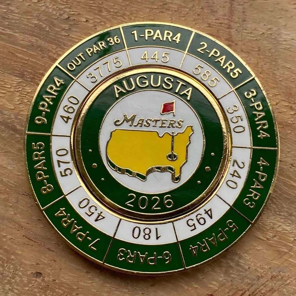2026 Masters Tournament Coin and Magnetic Ball Marker Augusta National