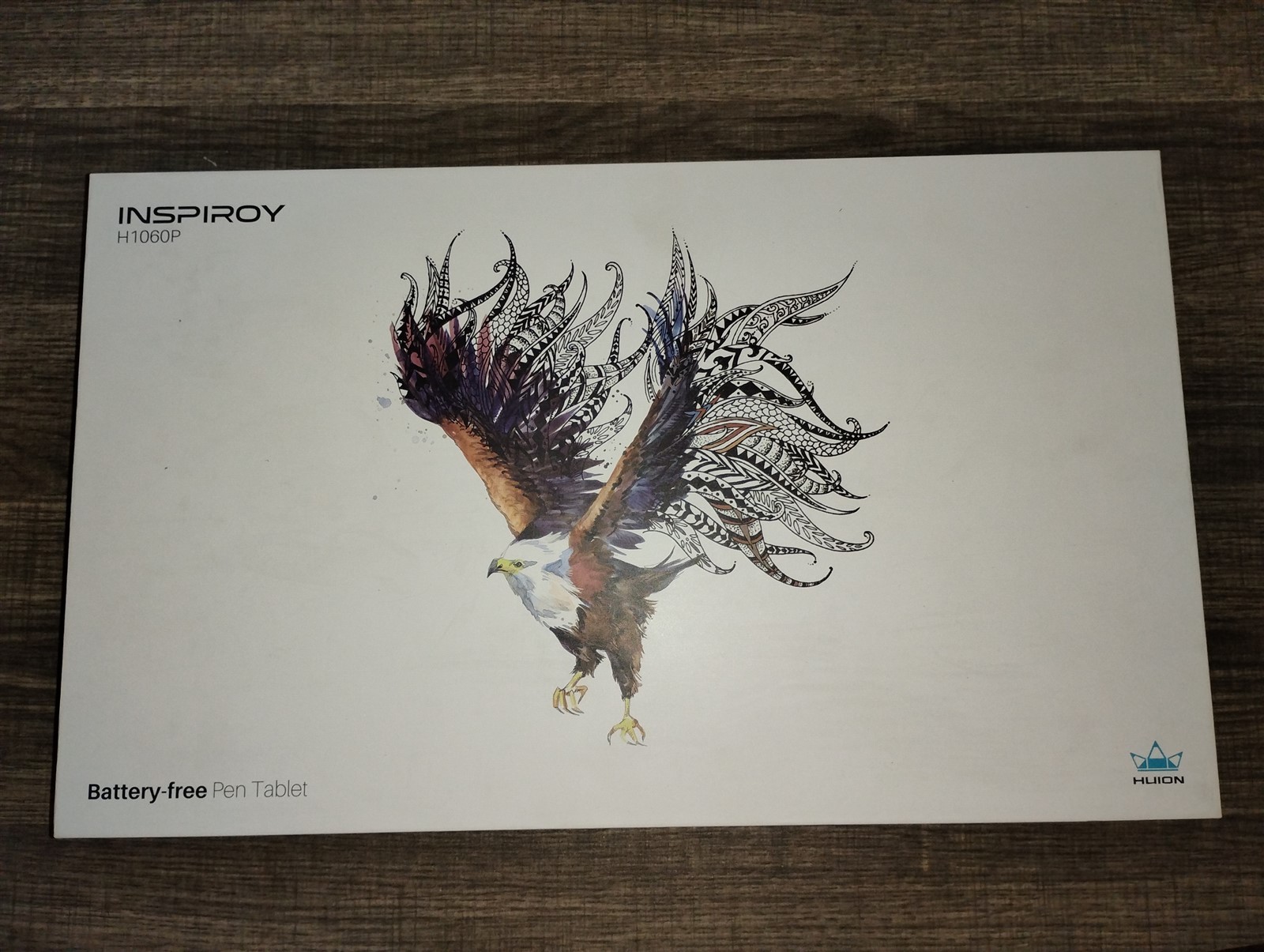 Huion Inspiroy Model H1060P Battery-free Pen Tablet USB Graphics Tablet In Box