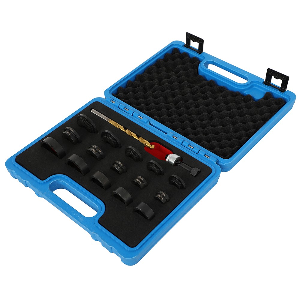 17pcs Universal Punches Set for Installing Parking Sensors