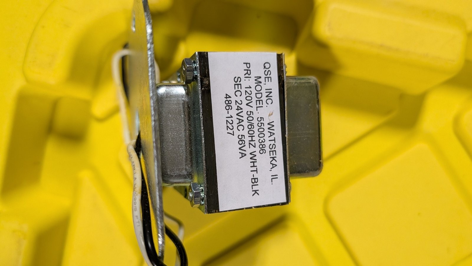 QSE Inc. Model 5500386 Transformer 120V 60Hz