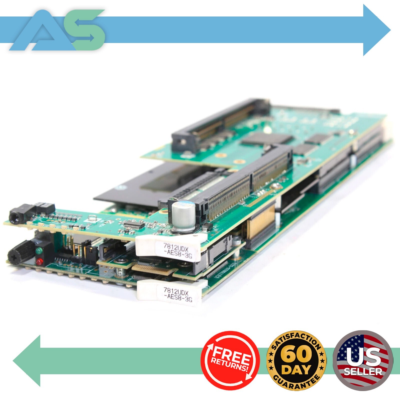 Evertz 7812UDX-AES8-3G 3G/HD Up/Down/Cross Converter Broadcast Card for 7800FR