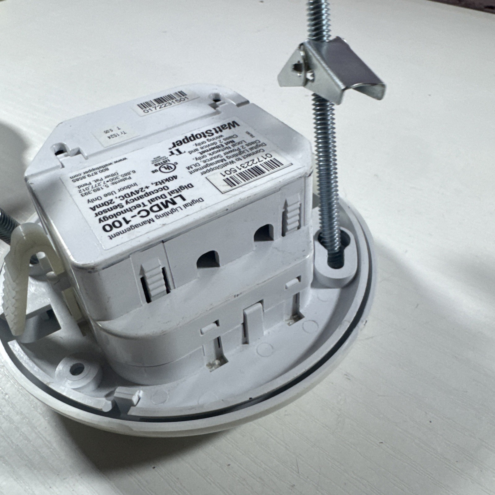 READ (2) Wattstopper LMDC-100 DLM Dual Tech Sensor Ceiling Mount UNTESTED