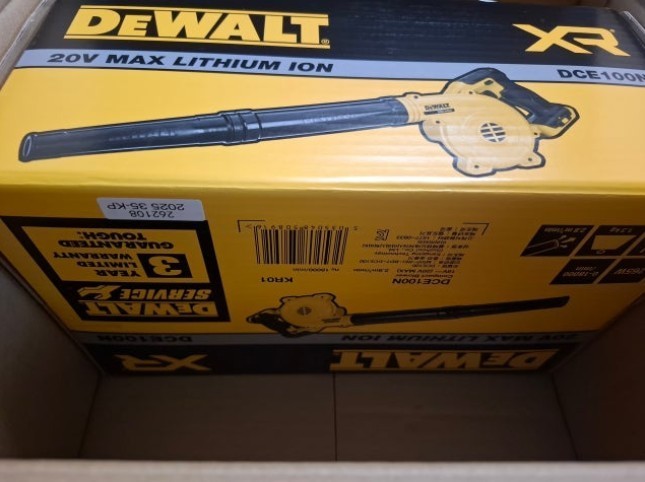 DEWALT DCE100N 20V MAX Compact Jobsite Blower Cordless Air Sweeper Body Only