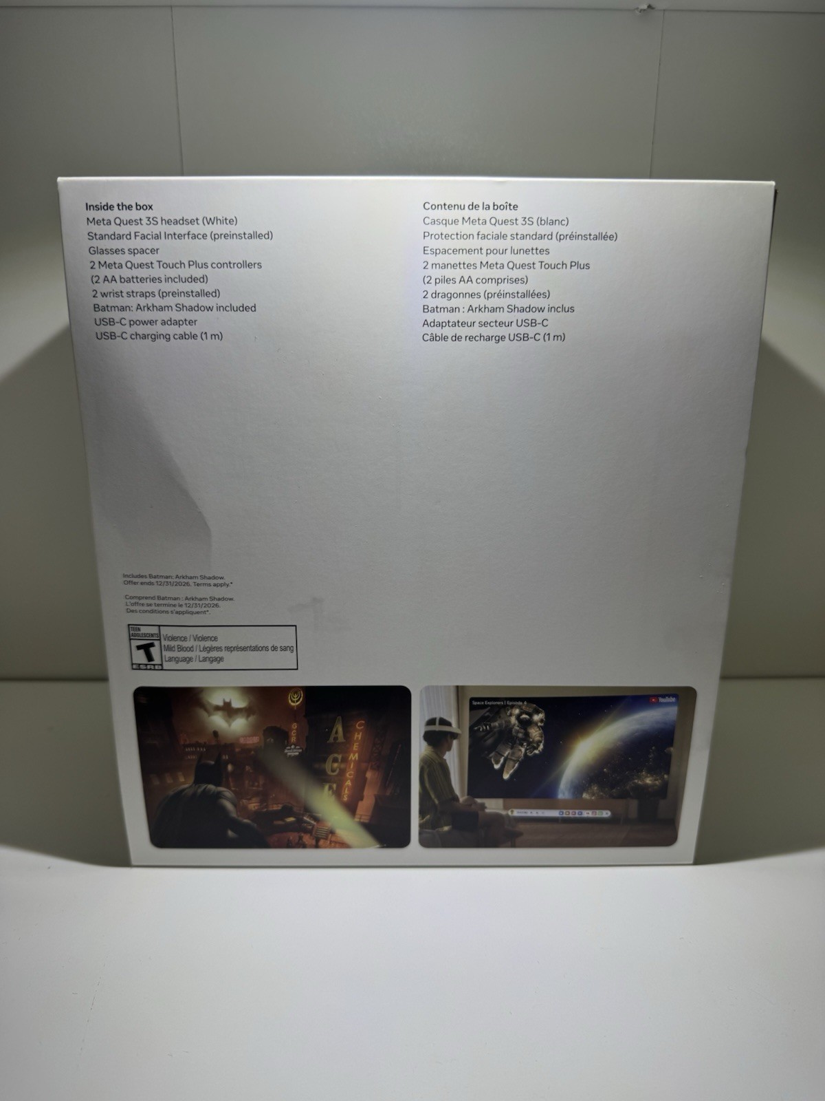 Meta Quest 3S Virtual Reality Headset 128GB