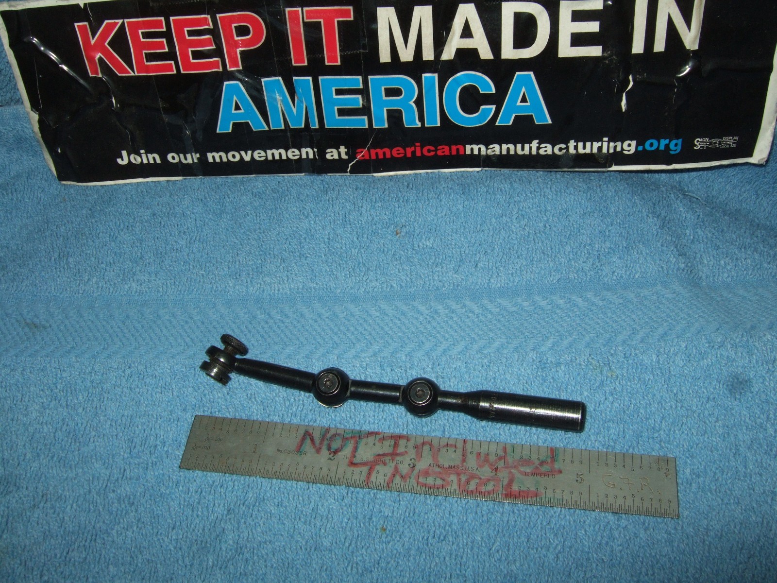 FEDERAL TOOL 5" DOG LEG COMPAC INTERAPID DOVETAIL DIAL TEST INDICATOR HOLDER 2Z