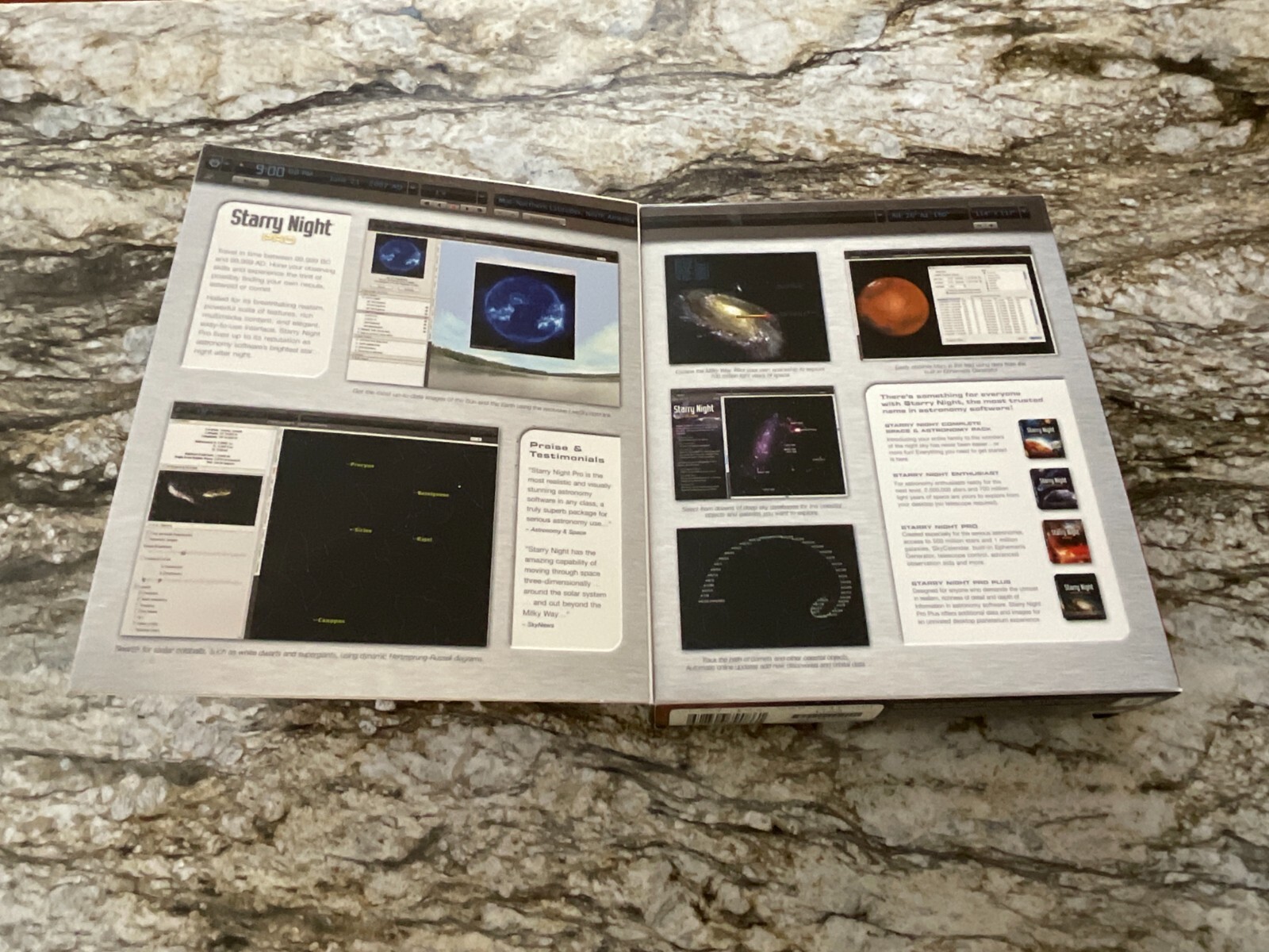 Imaginova Starry Night Pro Big Box 3 Discs Version 5.0 Software Windows Mac