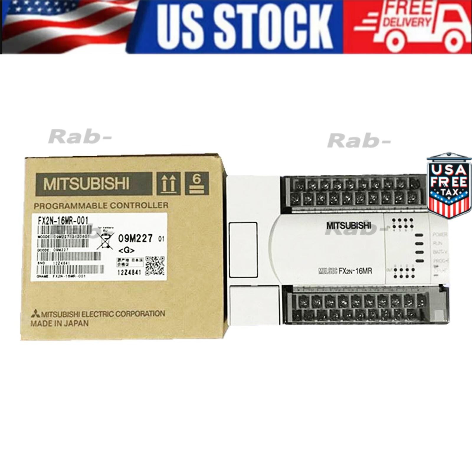 MITSUBISHI FX2N-16MR-001 FX2N16MR001 PLC Programmable Controller
