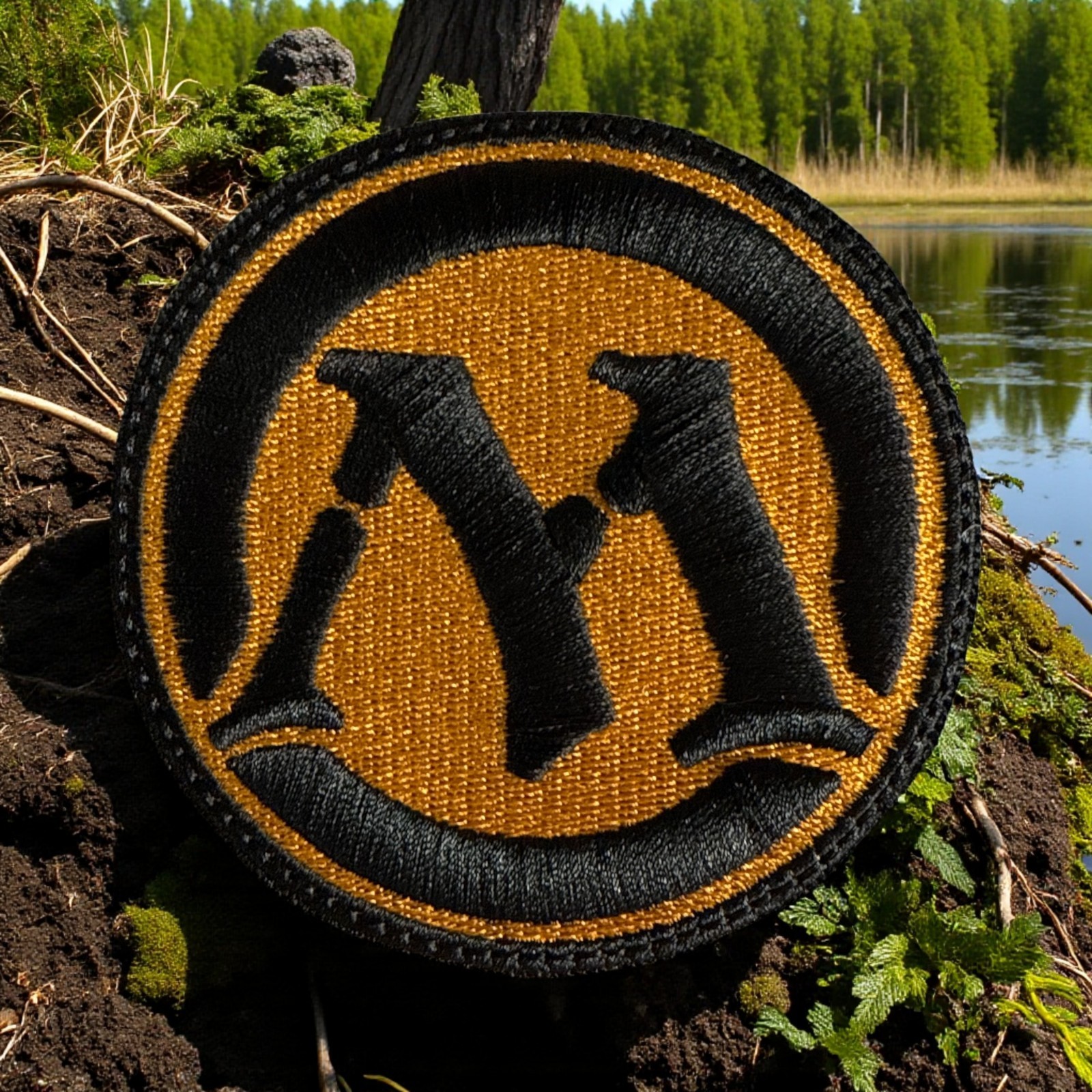 Magic the Gathering M Logo Embroidery Patch Multi Sizes 3.5" - 5"