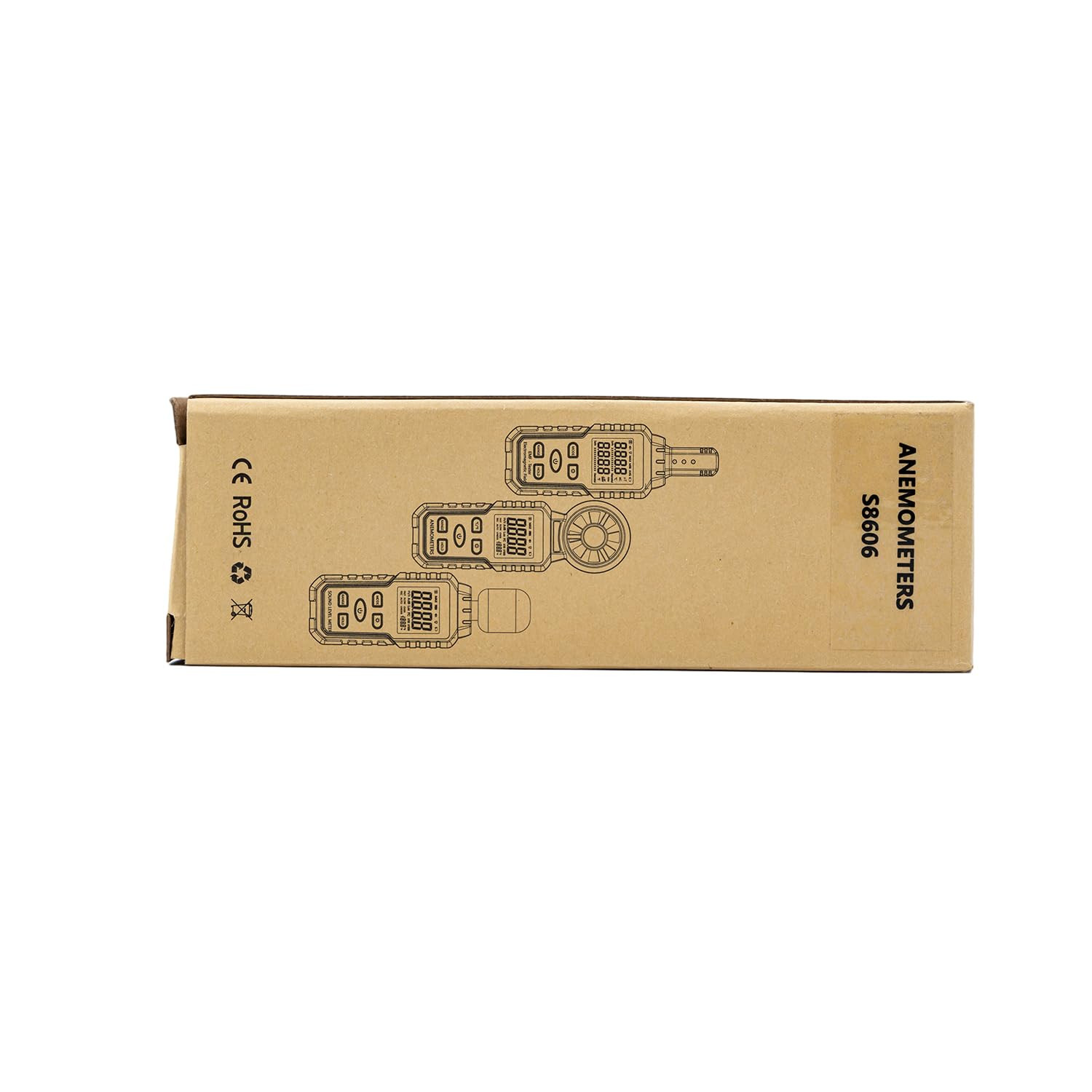 3 in 1 Handheld Digital Anemometer Wind Meter, High Precision Wind Speed Measuri