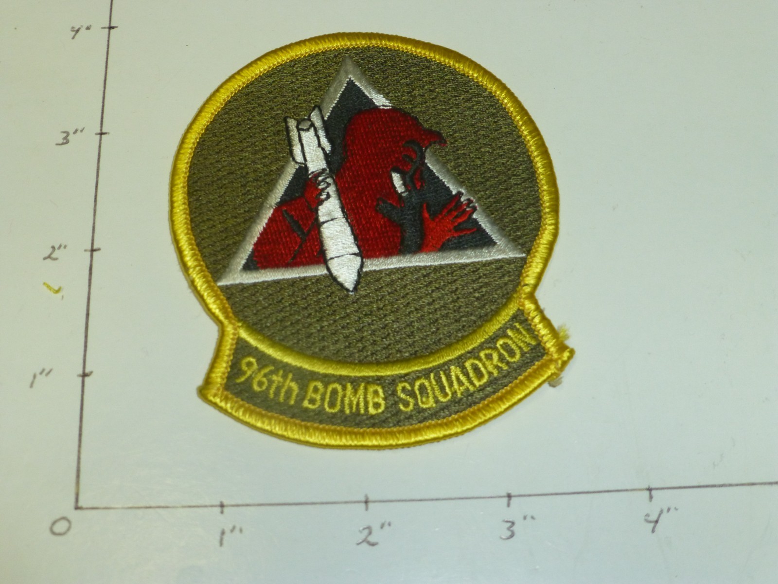 96th BOMB SQUADRON US Air Force color patch