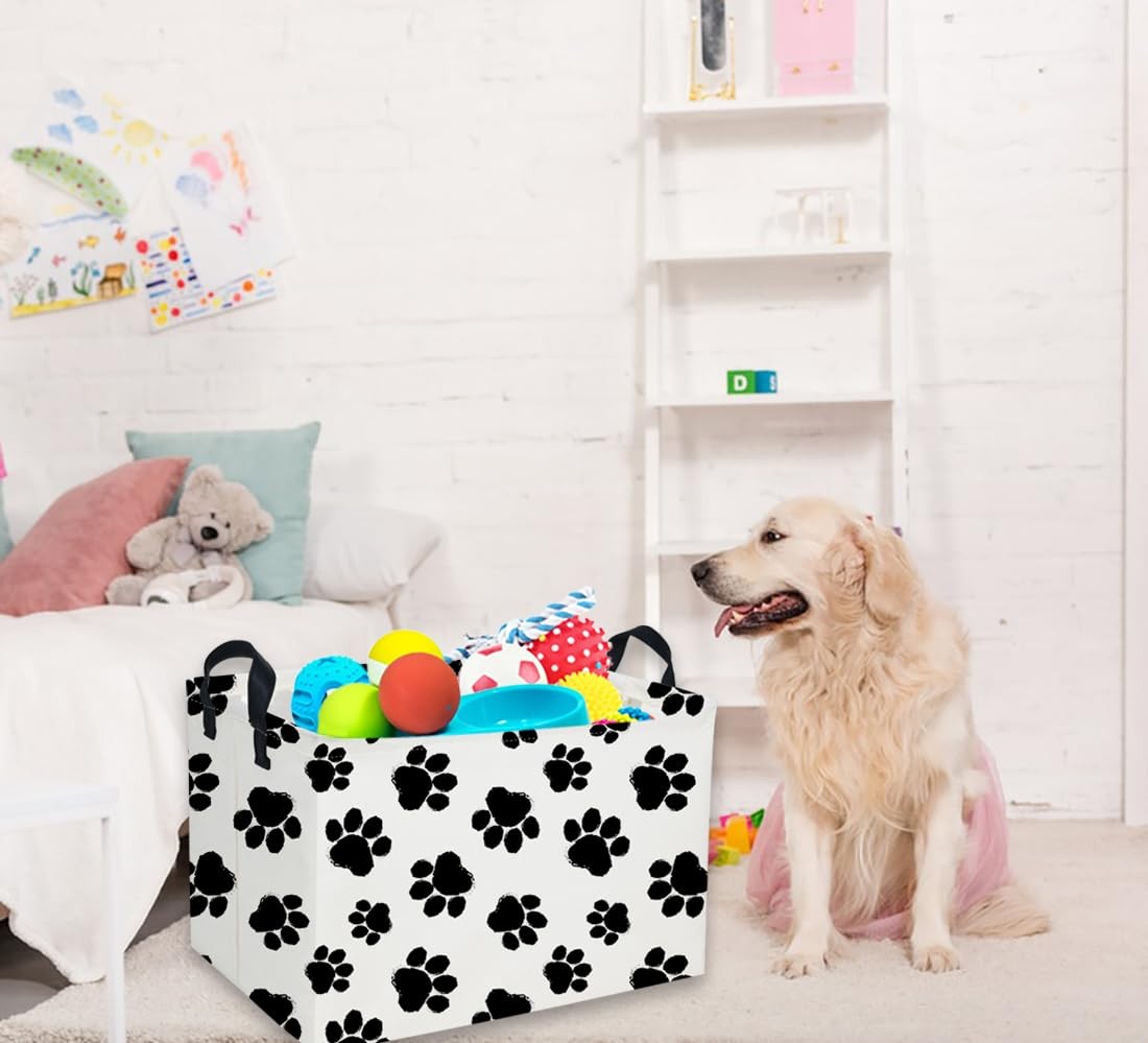 DDBASKET Rectangular Dog Baskets Gift Bins Empty Kids Storage Basket Baby Boy...