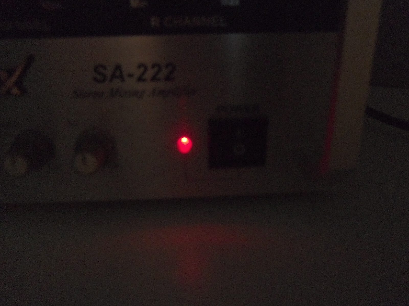 Paramax SA-222 Stereo Mixing Amplifier Rack Mount Enclosure