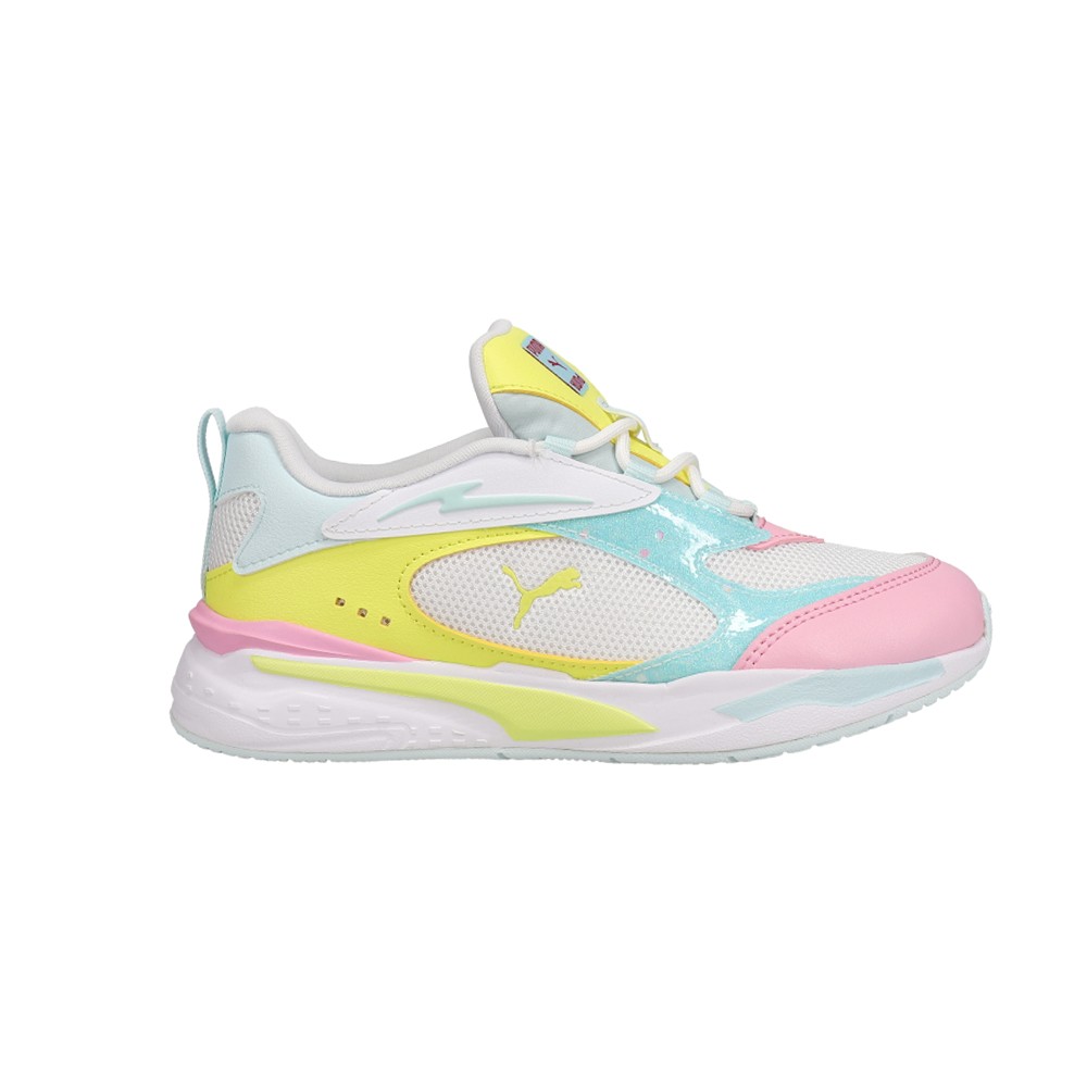 PUMA RsFast P0p Glitch Slip On  Toddler Girls White Sneakers Casual Shoes 387630