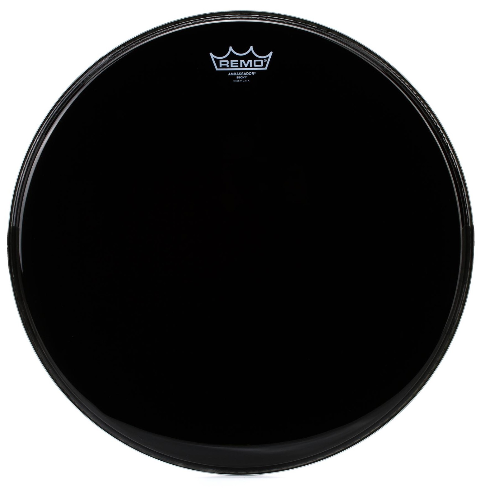 Remo Ebony Ambassador Drumhead - 18"