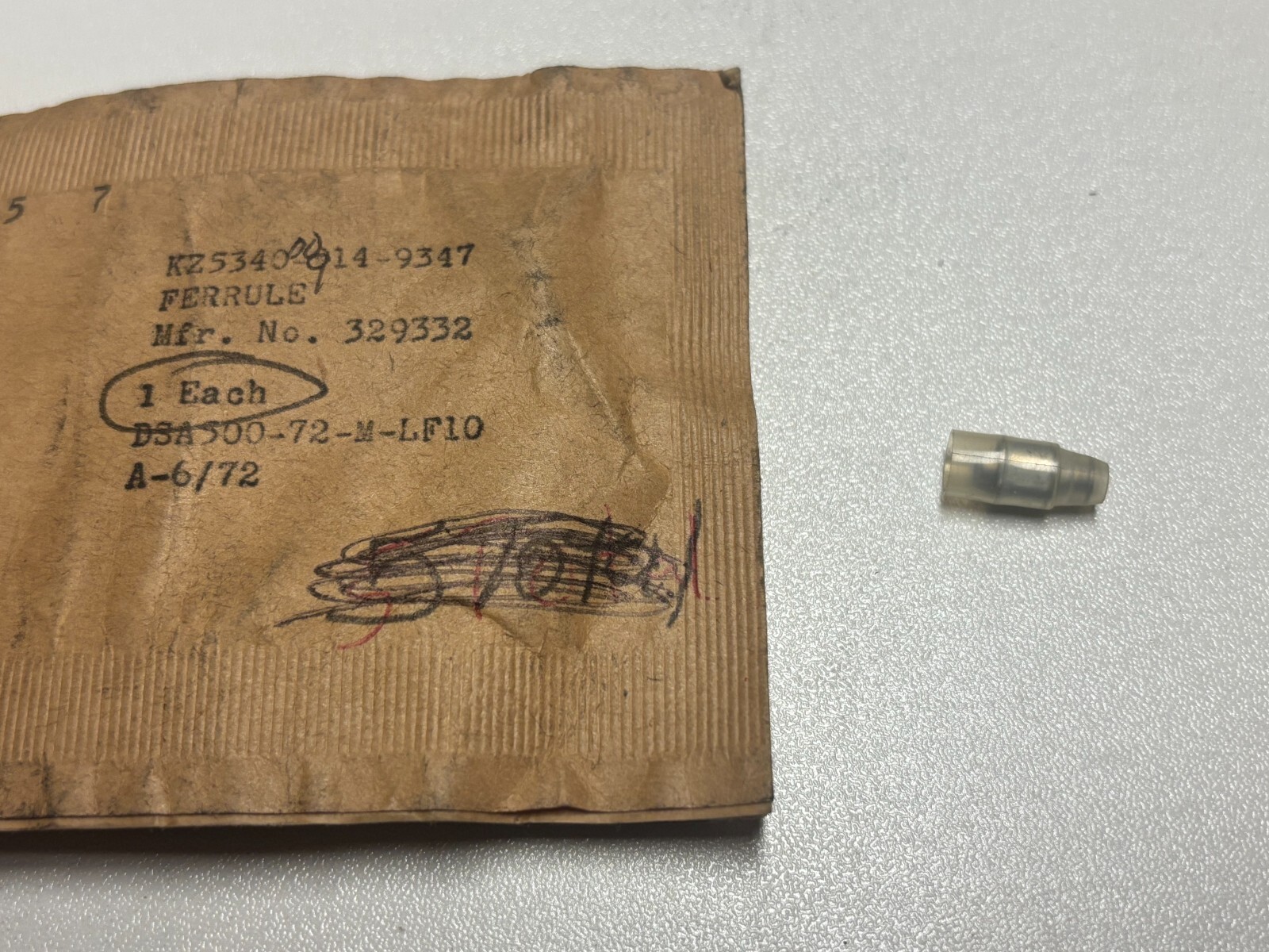 Ferrule NSN 5340-00-914-9347  -  PN 329332