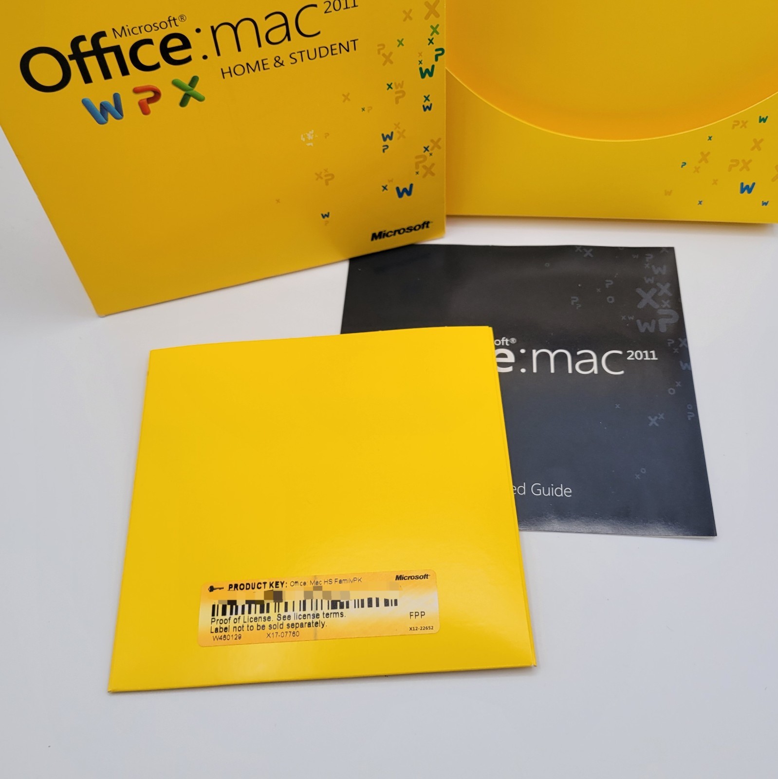 Official Microsoft Office Mac 2011 Home & Student with Product Key