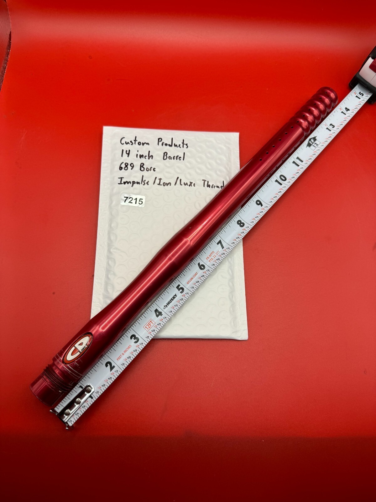 Custom Products 14 inch Paintball Barrel 689 Bore Impulse/Ion/Luxe Thread