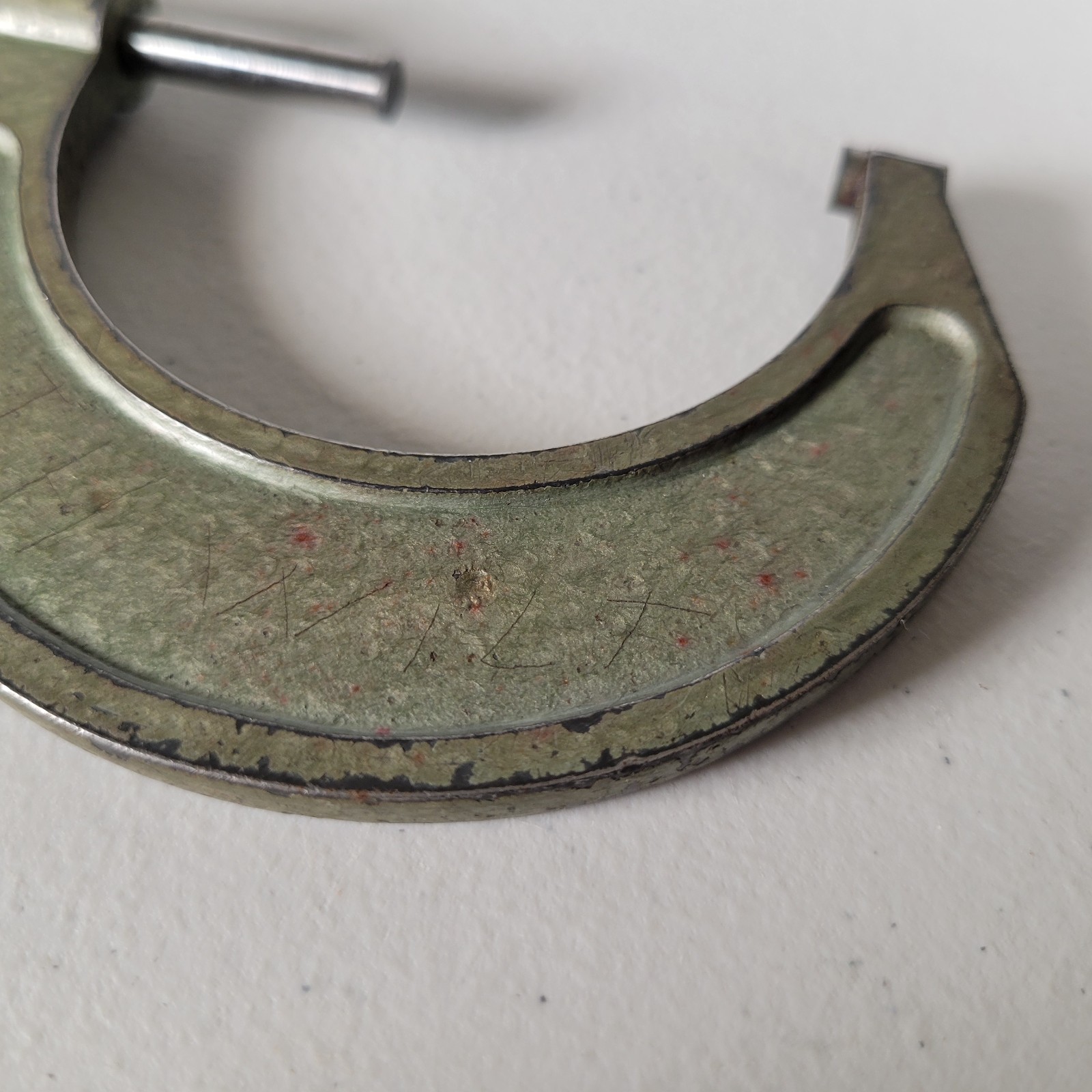 Fowler Helios Micrometer, 2” - 3" Range .0001 Ratcheting Locking Vintage