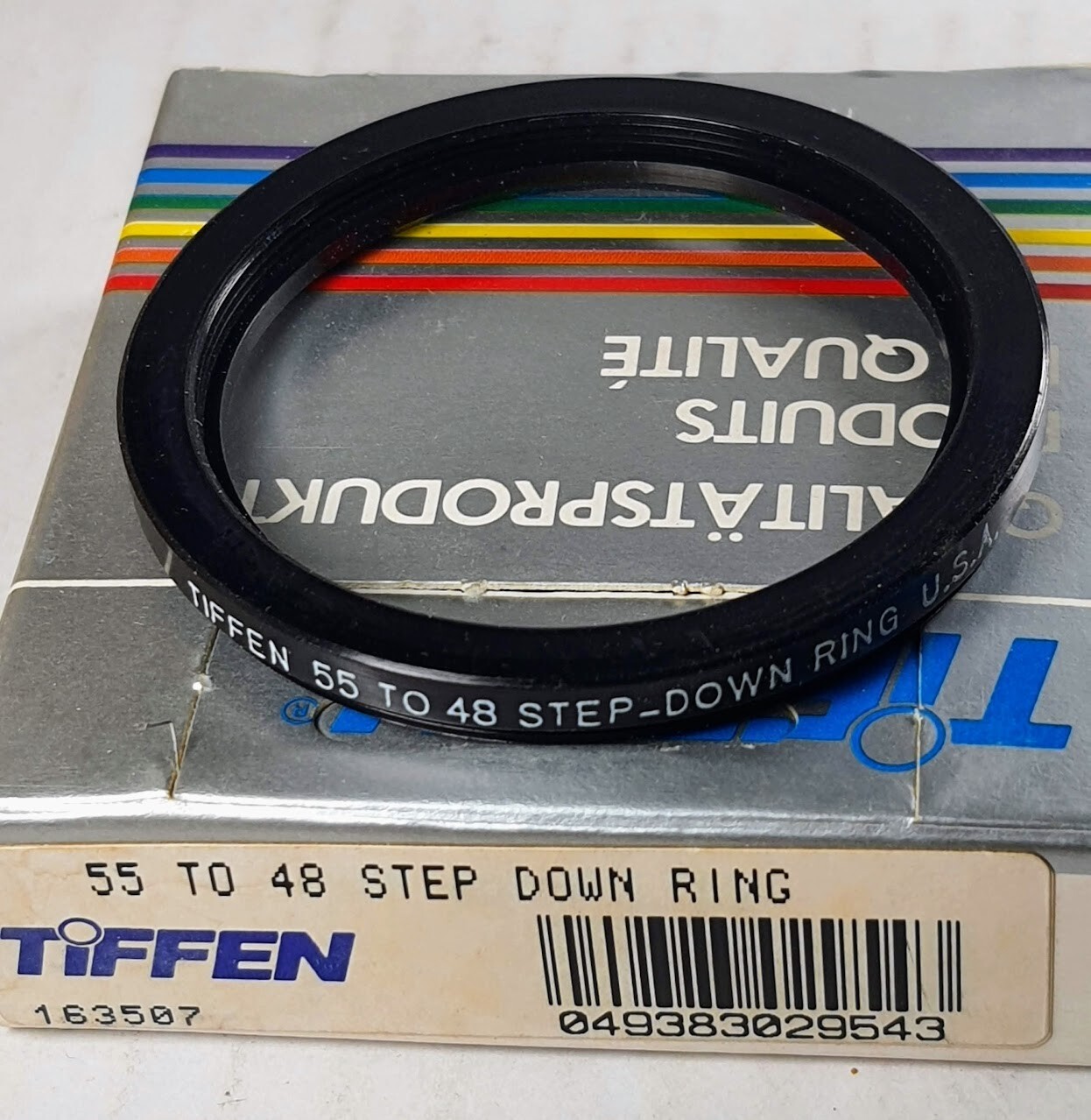 TiFFEN 55-48mm Step-Down Lens Filter Adapter Ring 55mm-48mm Metal E55-E48 USA