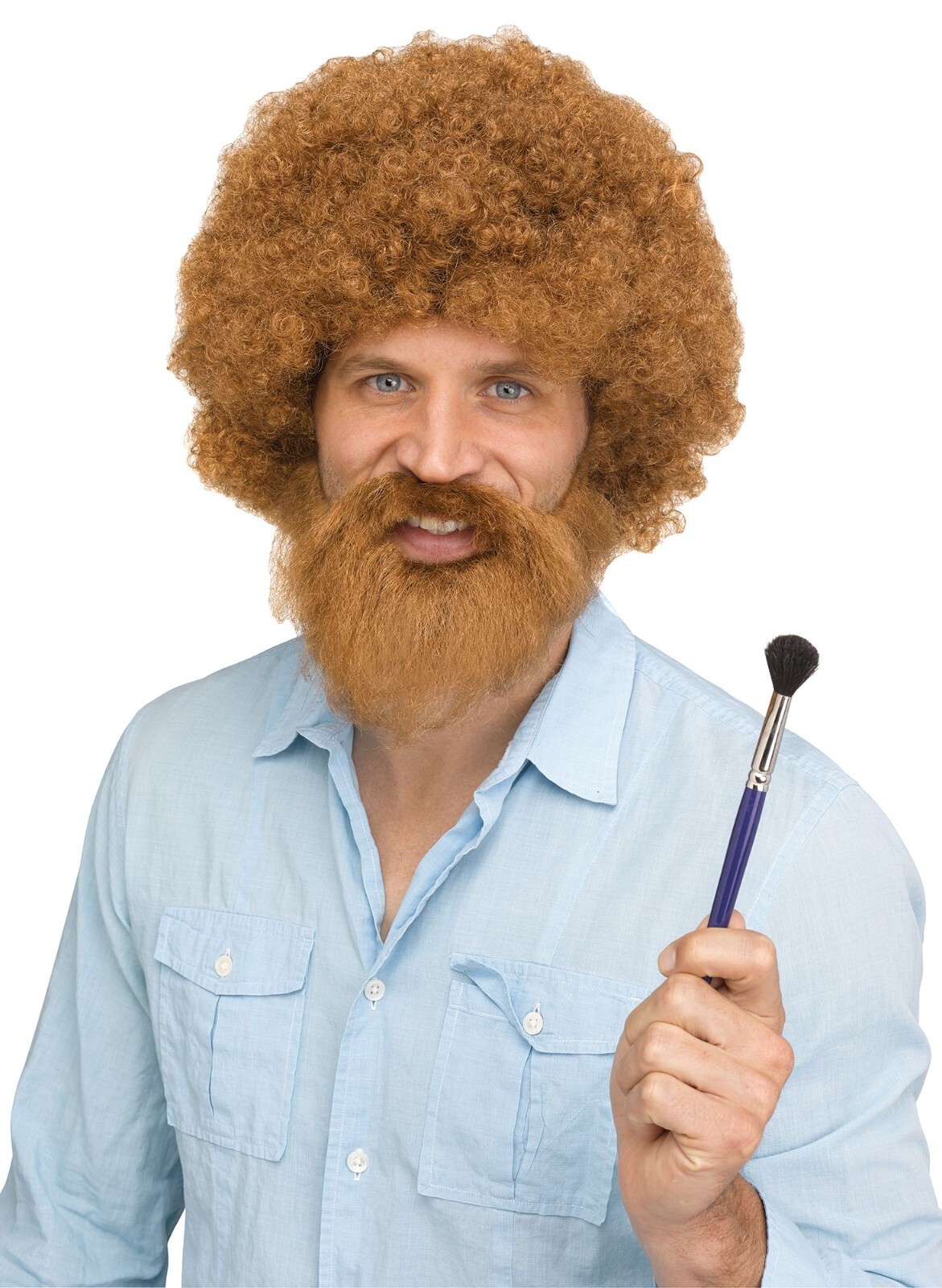 Groovin' Guy Joyful Artist Adult Costume Wig, Beard & Mustache Accessories