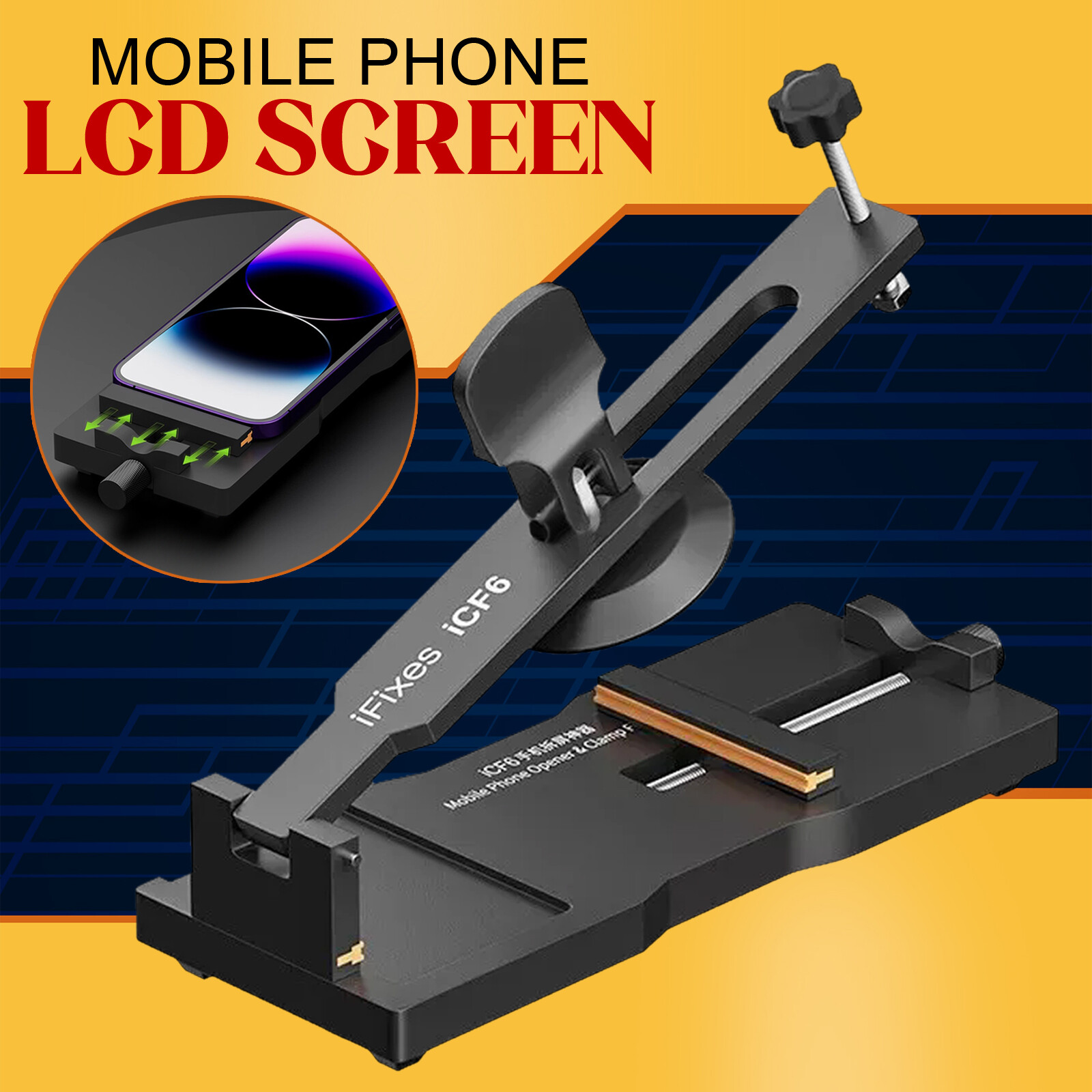 LCD Screen Separator Mobile Phone Free Heating Screen Quick Removal Tools