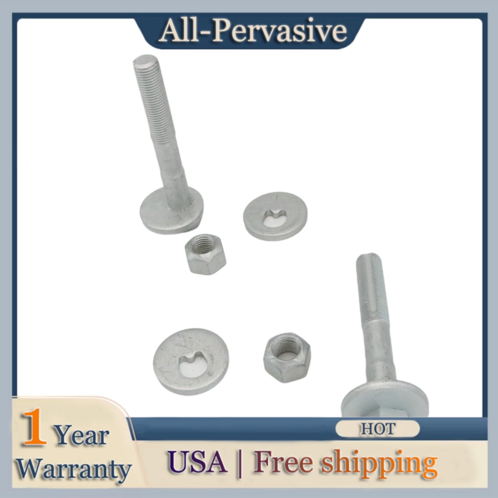 2PCS For 04-2017 Volkswagen Touareg Lower Control Arm Adjust Bolt 7L0501388