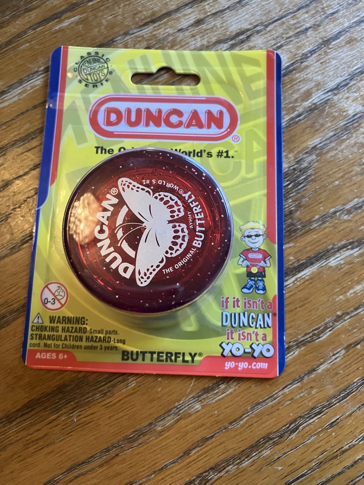 Duncan Butterfly Yo-Yo Red Glitter MPN 3124BU-FG Ages 6+ (2024)