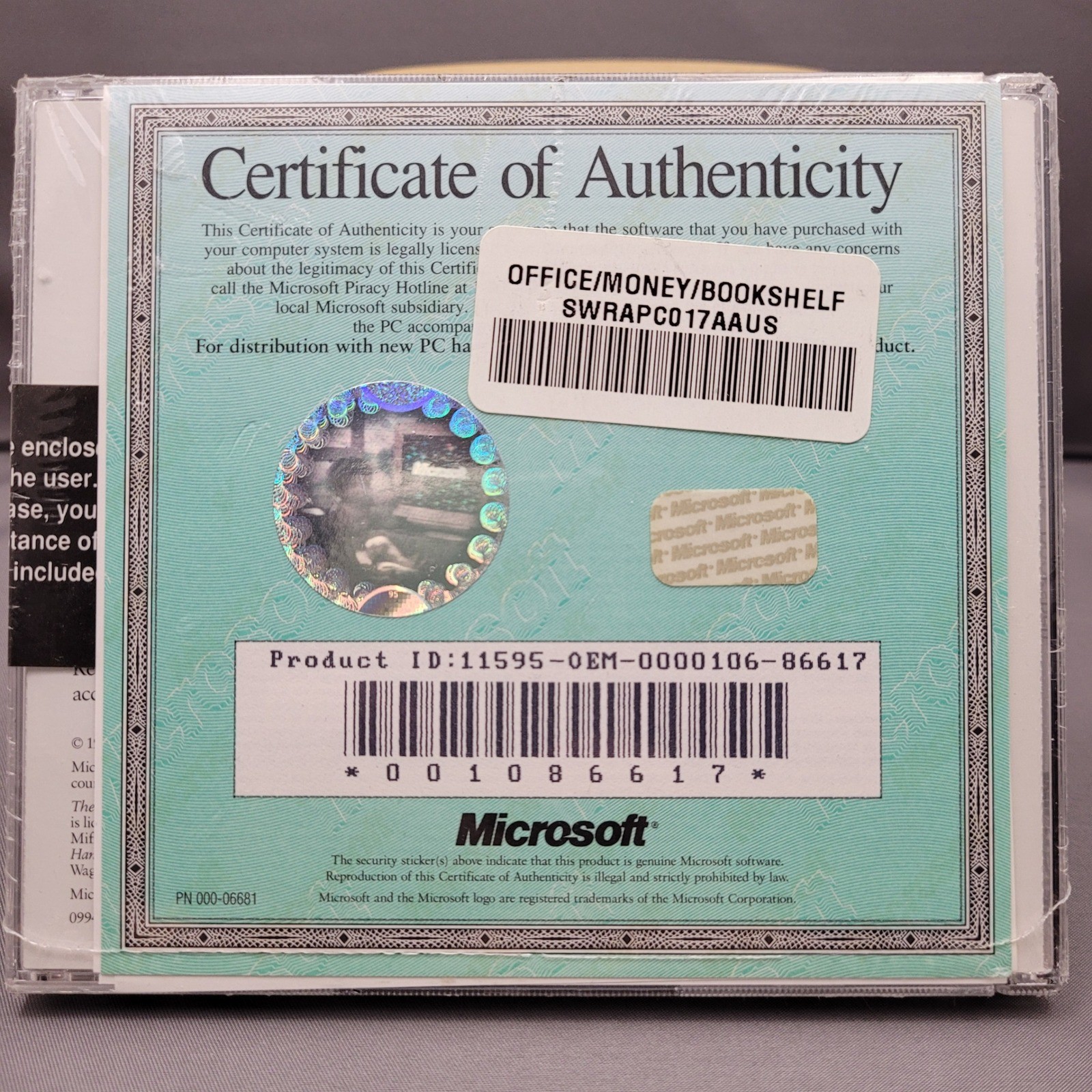 Office Professional & Bookshelf by Microsoft (CD-ROM, 1994) *SEALED*