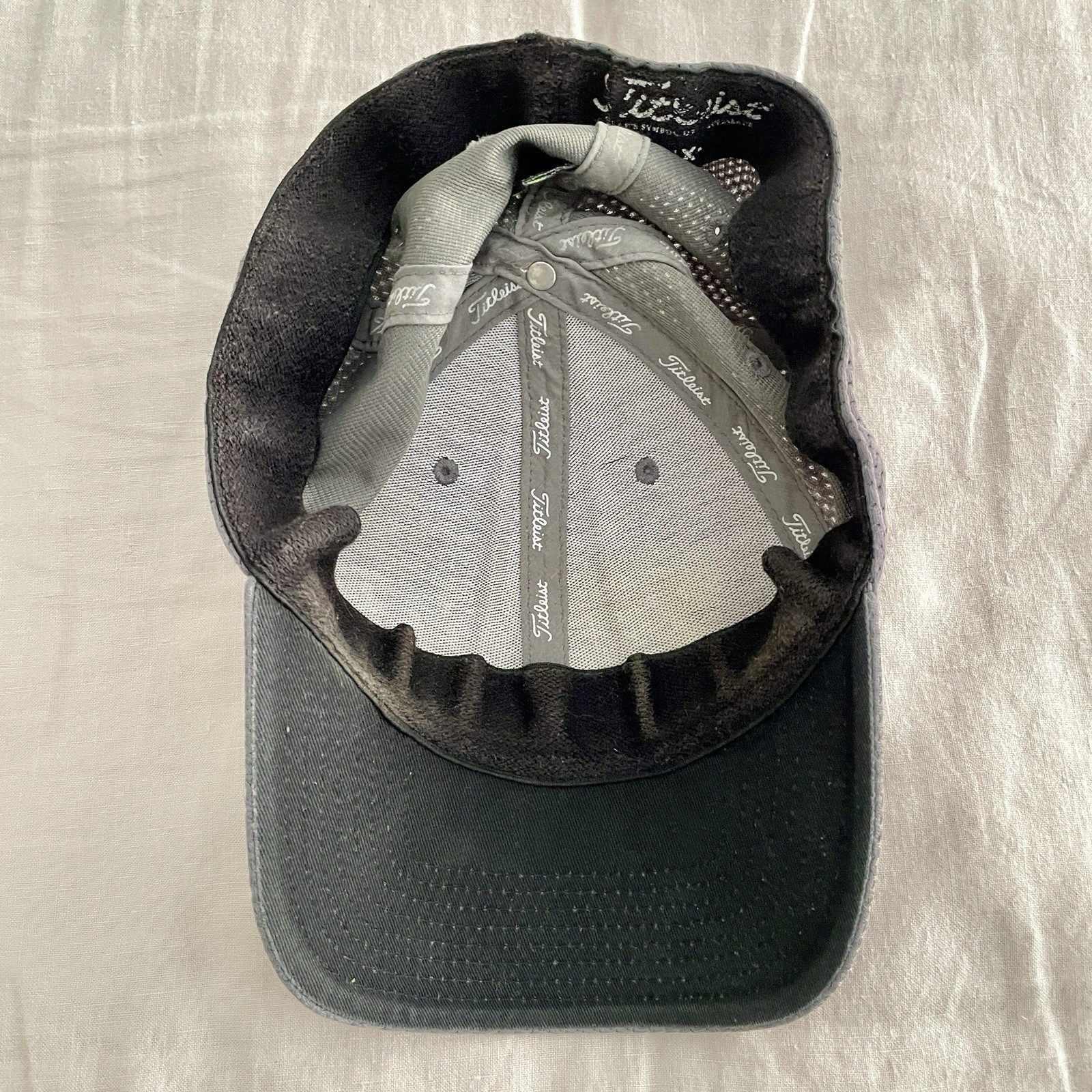 Titleist Hat Pro V1 FJ Golf Gray A-Flex Stretch Fit Baseball Cap L/XL Foot Joy