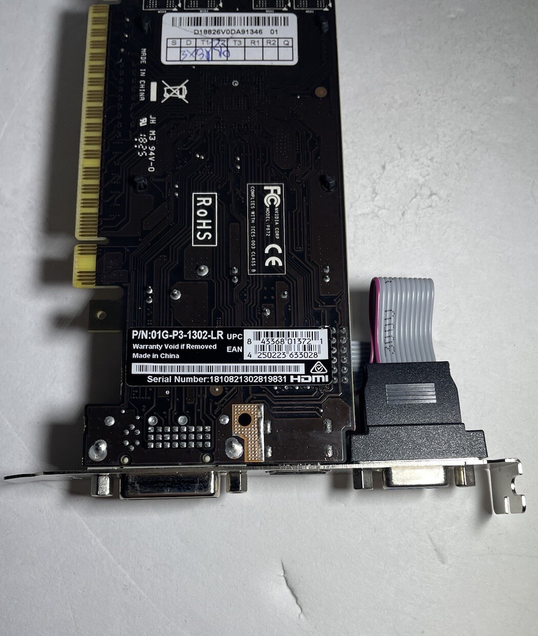 Nvidia P672 01G-P3-1302-LR Video Graphics Card