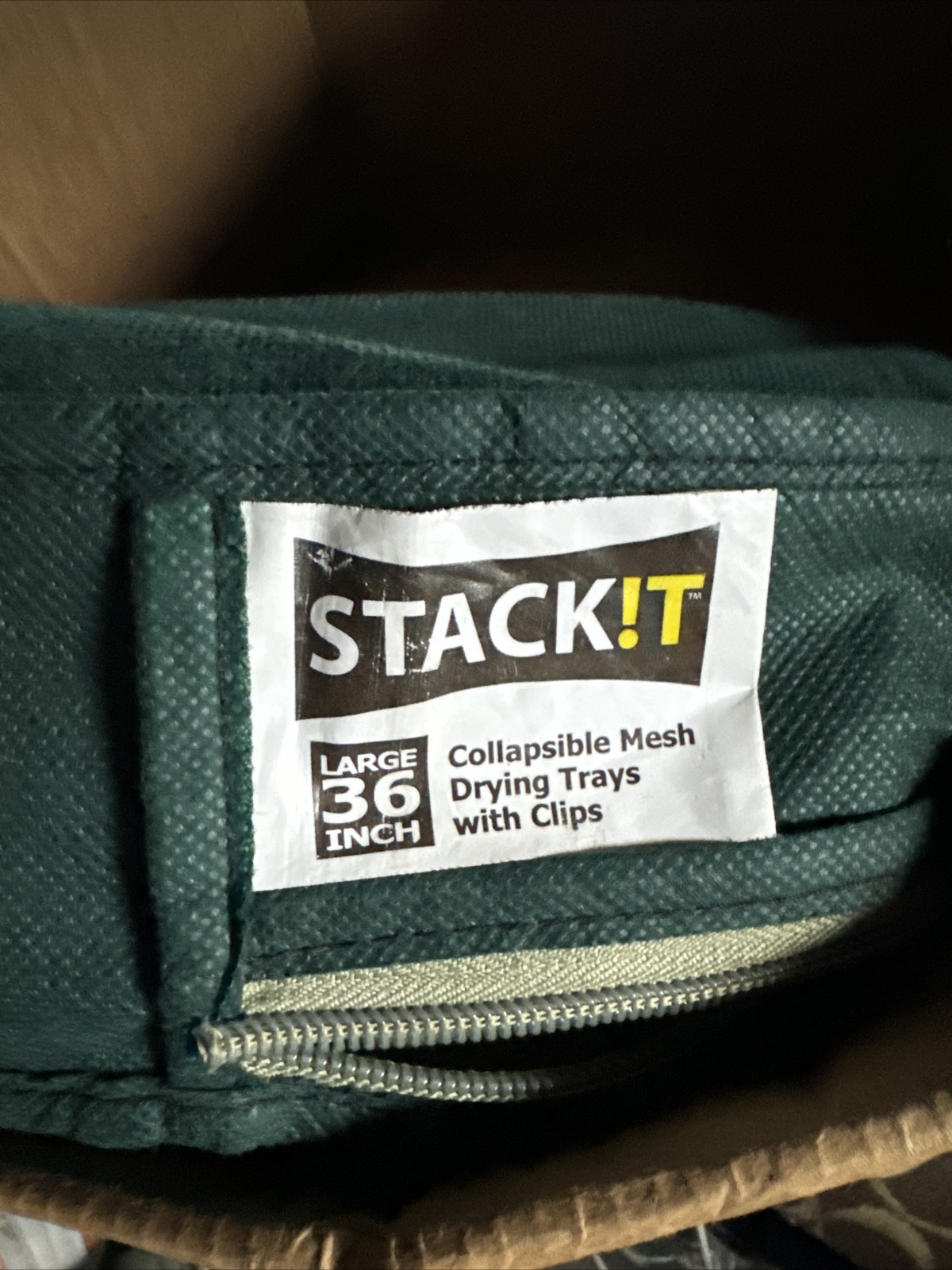 STACK!T ~ Collapsible Mesh Drying Trays With Clips ~ 36" X 6' ~w/Storage Bag