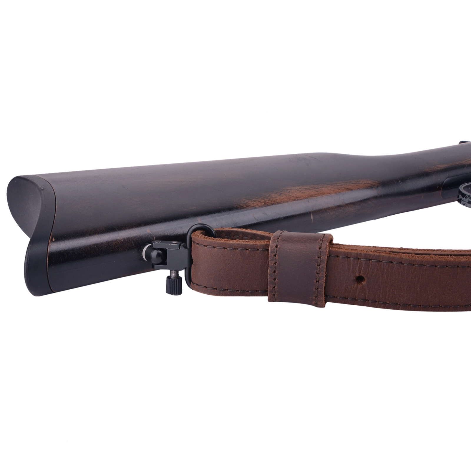 Leather Canvas Rifle Sling Shotgun Shell Slots Straps For .30/30 .308 12GA .22LR