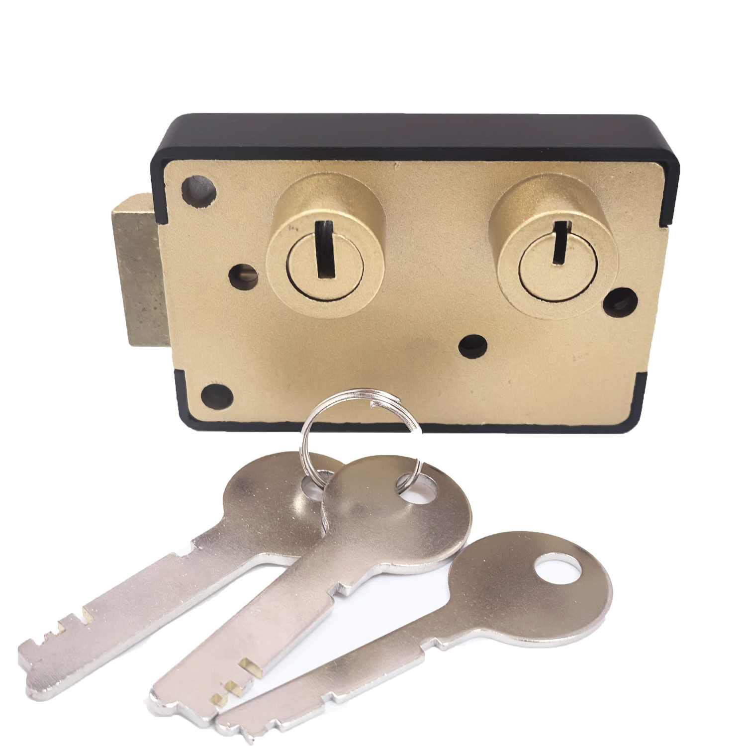 Yale B-201LH Vintage Safe Deposit Box Lock Replace/ Bank Lock With 3Keys Set