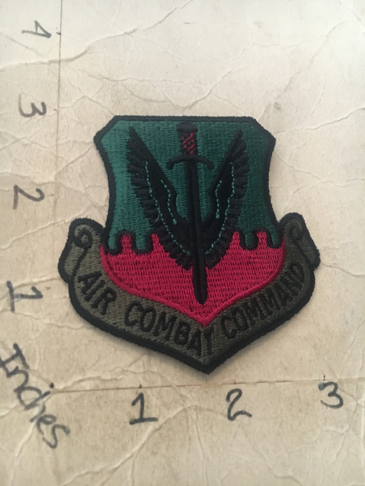 USAF Air Combat Command Squadron subdued patch 6/3/25